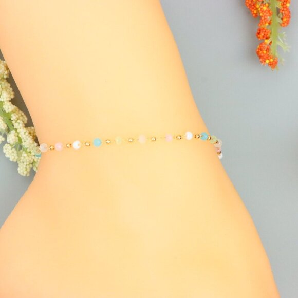 "Handmade Anklet – A Stylish Choice for Women, Thoughtful Gift Idea, EVCH1487 - Picture 7 of 10